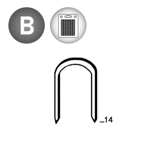 Blister de 960 Agrafes Galvanisées 14 x 14 mm – Résistantes et Durables – ALSAFIX - ALSAFIX