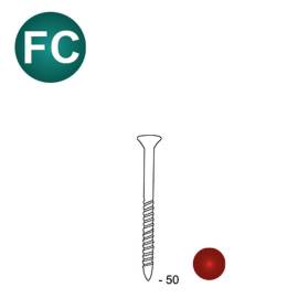 Scrail de 2200 Clous – Vis FasCoat Rouge 34° D. 2,5 x 50 mm – Fixation Sécurisée et Durable - ALSAFIX