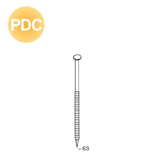 2040 Pointes 34° 28 x 63 mm – Anelées PDC – Fixation Sécurisée et Durable - ALSAFIX