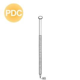 2040 Pointes 34° 28 x 80 Annelées – 28 x 80 mm – Acier, Résistantes et Durables - ALSAFIX