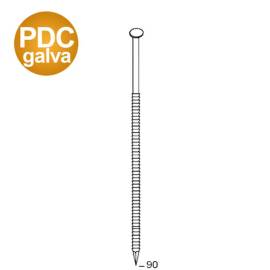 2040 Pointes 34° 31 x 90 mm – Anelées Galva – Fixation Sécurisée et Durable - ALSAFIX