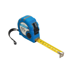 Mètre Ruban Measure Mate 5 m - Largeur 19 mm - Précision et Praticité pour Mesures Faciles - Silverline