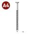 Pointe Annelée en Vrac Tête Plate (Tp) Inox A4 - 31/34x70 mm - 5 kg - D-Work