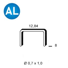 10 000 Agrafes Aluminium A-08 - 12.84x8x0.7x1 mm - D-Work