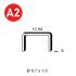 10 000 Agrafes A-08 – Inox A2 (304), D.0,7 mm – Résistantes et Durables - ALSAFIX