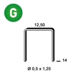 4000 Agrafes D-14 – Inox A2, 2 kg – Résistantes et Durables - ALSAFIX