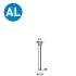 3 780 Finettes Brads en Bande 34° Aluminium - 1.8/3.1x25 mm - D-Work