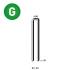 5 000 Agrafes E-35 - Galvanisées Résinées - 5.66x35x1.2 mm - D-Work
