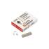 2 600 Agrafes Galvanisées Résinées G-25 – 10 x 25 mm, D. 1 x 1,25 mm – Résistantes et Durables - ALSAFIX