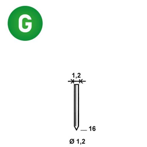 10 000 Pointes Sans Tête Galvanisées en Bande D. 1,2 x L. 16 mm – Acier Galvanisé – Fixation Sécurisée et Durable - ALSAFIX