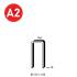 5 000 Agrafes H-18 - Galvanisées - Inox - 8.6x18x1x1.25 mm - D-Work