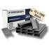 10 000 Agrafes Galvanisées H-40 – 8,6 x 40 mm, D. 1 x 1,25 mm – Résistantes et Durables - ALSAFIX