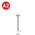 2000 Finettes Minibrads INOX en Bande D. 1,2/2,2 x L. 25 mm – Acier Inoxydable – Fixation Sécurisée et Durable - ALSAFIX