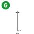 2000 Finettes Minibrads INOX en Bande D. 1,2/2,2 x L. 30 mm – Acier INOX, Norme J-30 – Fixation Sécurisée et Durable - ALSAFIX