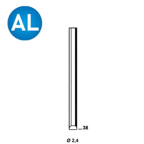 5 000 Pointes Chevilles Aluminium en Bande - 2.4x38 mm - D-Work