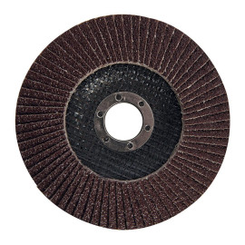 Disque à Lamelles en Corindon 125 mm - Grain 40 - Idéal pour Ponçage Précis - Silverline