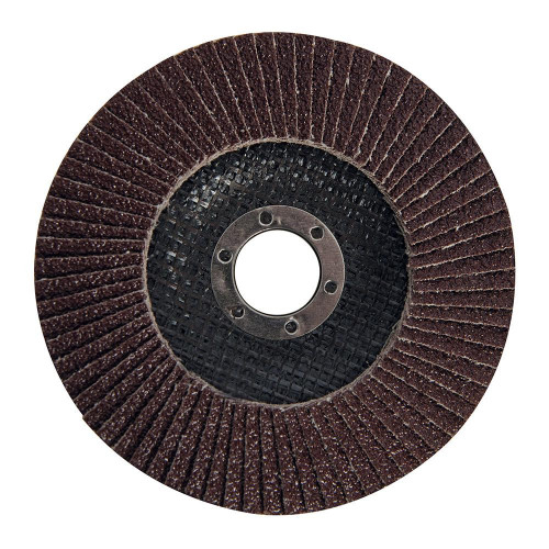 Disque à Lamelles en Corindon 125 mm - Grain 40 - Idéal pour Ponçage Précis - Silverline