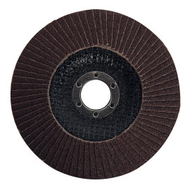 Disque à Lamelles en Corindon 125 mm - Grain 80 - Idéal pour Ponçage Précis - Silverline