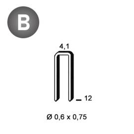 20 000 Agrafes STANOX TK-12 – 4,1 x 12 mm, D.0,6 mm – Résistantes et Pratiques - ALSAFIX