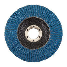 Disque à Lamelles en Zirconium 115 mm - Grain 40 - Idéal pour Meulage et Ponçage - Silverline