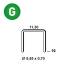 4 000 Agrafes Galvanisées VX-10 – 11,30 x 10 mm, D. 0,55 x 0,7 mm – Résistantes et Durables - ALSAFIX