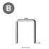 10 000 Agrafes Claires Wc-30 - 24.9x30x1.4x1.6 mm - D-Work