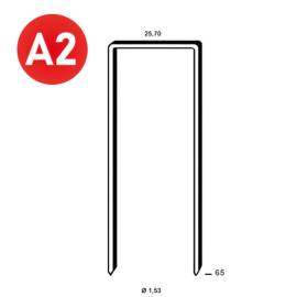 3500 Agrafes 65 mm – Inox A2, Résistantes et Durables – ALSAFIX - ALSAFIX
