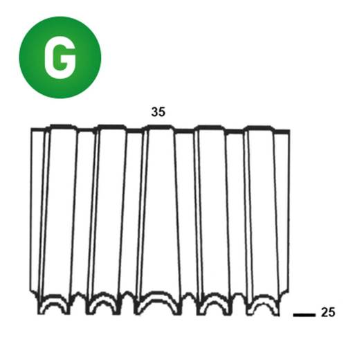 5 000 Agrafes Croco Wn35-25 - 35x25 mm - D-Work