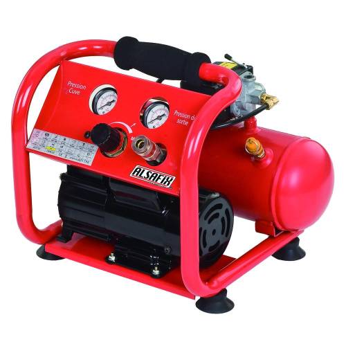 Compresseur 4 Litres 230 V 0,33 CV – Oileless, Compact et Léger – Idéal pour les Travaux de Gonflage - ALSAFIX