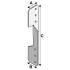 Ancre de Panne Universelle 35x35x220 mm – Acier, Norme 2,0 mm – Fixation Sécurisée et Durable - ALSAFIX