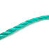 Corda in polipropilene con striscia anti-UV D. 8 mm x L. 25 metri Rupt. 1010 Kg EN 699 - Verde (in matassine) - D-Work