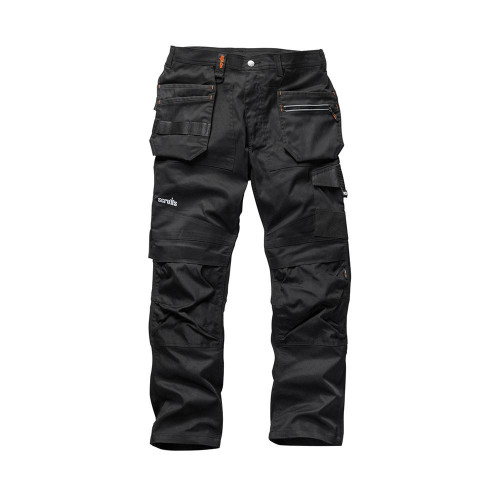 Pantalon Trade Flex Noir Taille 48 R - Confort Optimal, Résistant et Pratique - Scruffs