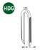 1 500 Crampillons Galvanisés à Chaud 12,8 x 40 mm – D. 3,15 mm – Résistants et Durables - ALSAFIX