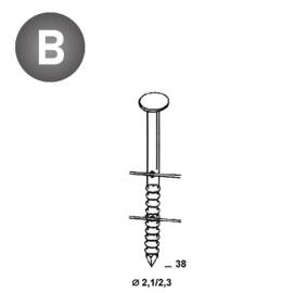 Coil de 23 400 Pointes Annelées 16° – D. 2,1/2,3 x 32 mm – Acier, Fixation Sécurisée et Durable - ALSAFIX