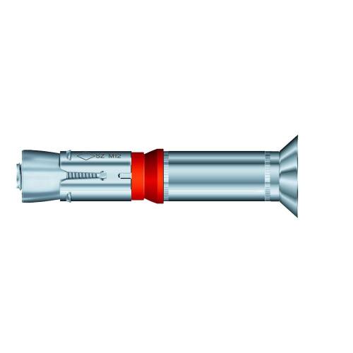 25 Chevilles Métalliques à Expansion M10 – D.15 mm, Lt. 100 mm – Charges Lourdes, Fixation Sécurisée - ALSAFIX