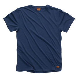 T-shirt Worker Bleu Marine Taille L - Confortable et Résistant - Idéal pour le Travail - Scruffs