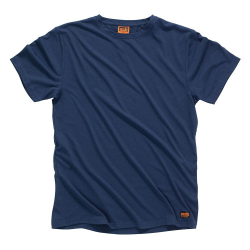 T-shirt Worker Bleu Marine Taille XL - Confortable et Résistant - Idéal pour le Travail - Scruffs