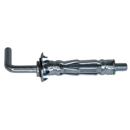 100 Chevilles à Expansion à Verrouillage HWA avec Vis Crochet M4 – 32 mm – Fixation Sécurisée et Durable - ALSAFIX