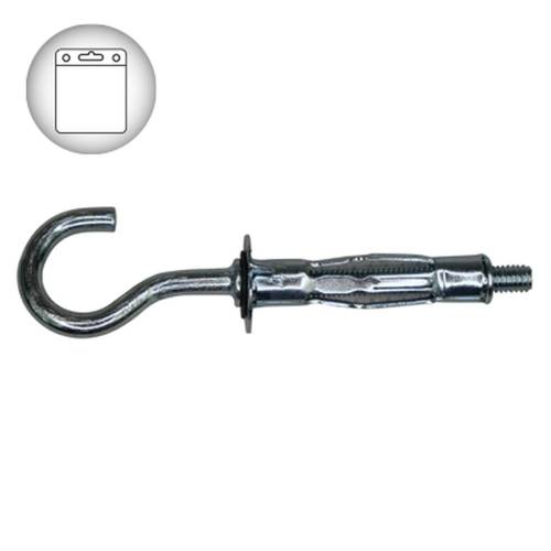 25 Chevilles à Expansion à Verrouillage Hwa avec Vis Piton - M4x32 mm - D-Work