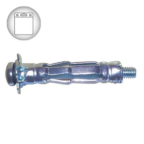25 Chevilles à Expansion à Verrouillage Hwa avec Vis - M6x65 mm - D-Work