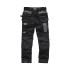 Pantalon Pro Flex Noir avec Poches-Étuis Taille 48 L - Confort Optimal et Praticité - Scruffs
