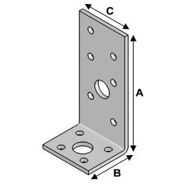 Équerre sans Renfort 90 x 35 x 40 mm – Épaisseur 3 mm – Précision et Solidité - ALSAFIX