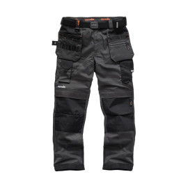 Pantalon Pro Flex Graphite avec Poches-Étuis - Taille 40 R - Confort et Praticité au Travail - Scruffs