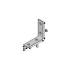 Équerre de Chaise 80 x 80 x 20 mm – Acier, Épaisseur 2 mm – Fixation Solide et Durable - ALSAFIX
