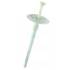100 Chevilles Isolation avec Rondelle Polystyrène D.8 cm x Lt.190 mm – ECO-S, Norme Écologique – Fixation Efficace et - ALSAFIX