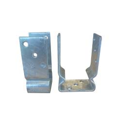 Embase de Poteau à Boulonner Type EPU-91 – 91 x 125 x 60 mm, Épaisseur 5 mm – Acier, Résistance et Stabilité – ALSAFIX - ALSAFIX