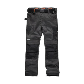 Pantalon de Travail Graphite Pro Flex Taille 48 R - Confort Optimal, Résistant et Pratique - Scruffs