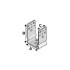 Embase de Poteau à Boulonner Type Epu-71 - 71x125x60x5 mm - D-Work
