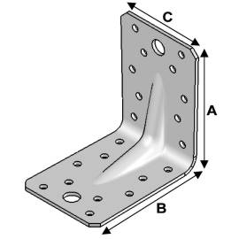 Équerre INOX 90x90 mm – Renforts, Épaisseur 2,5 mm – Résistance et Durabilité - ALSAFIX