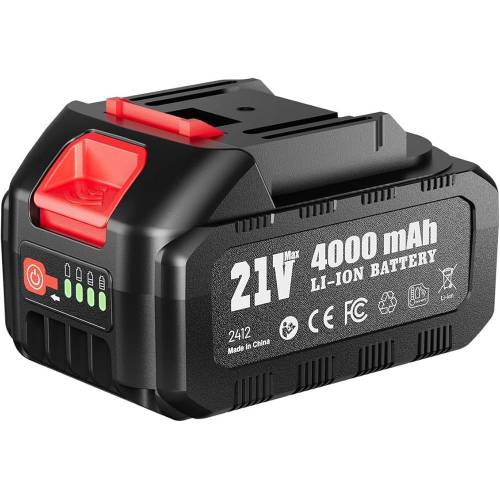 Batterie 21,6V – 4,0 Ah Li-ion – Puissance et Performance – Compatible avec Outils Électriques - ALSAFIX